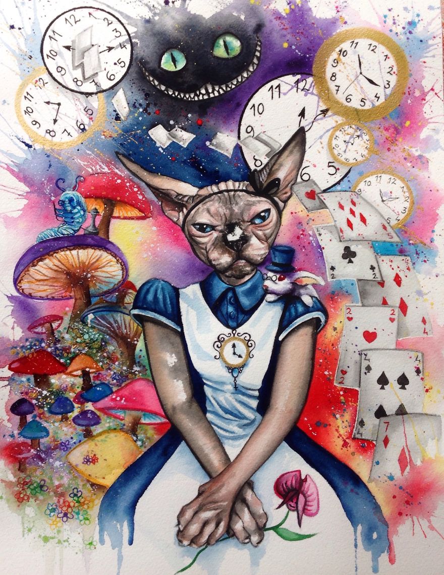 I Draw Sphynx Portraits For Everyone Who Ask I Draw Sphynx Portraits For Everyone Who Ask