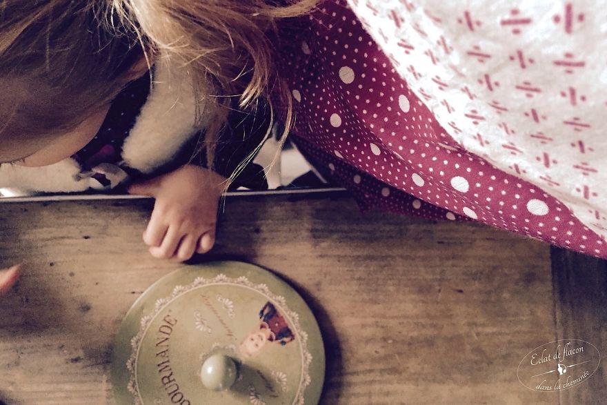Young Mom Takes Pictures Of The Ordinary Ambience In Their Old French Village