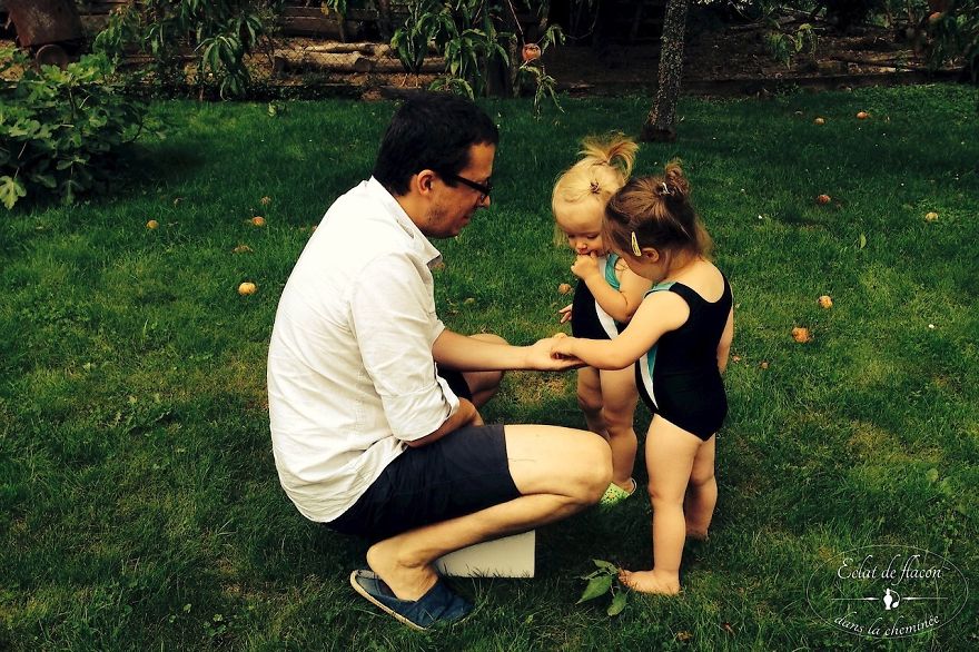 Young Mom Takes Pictures Of The Ordinary Ambience In Their Old French Village