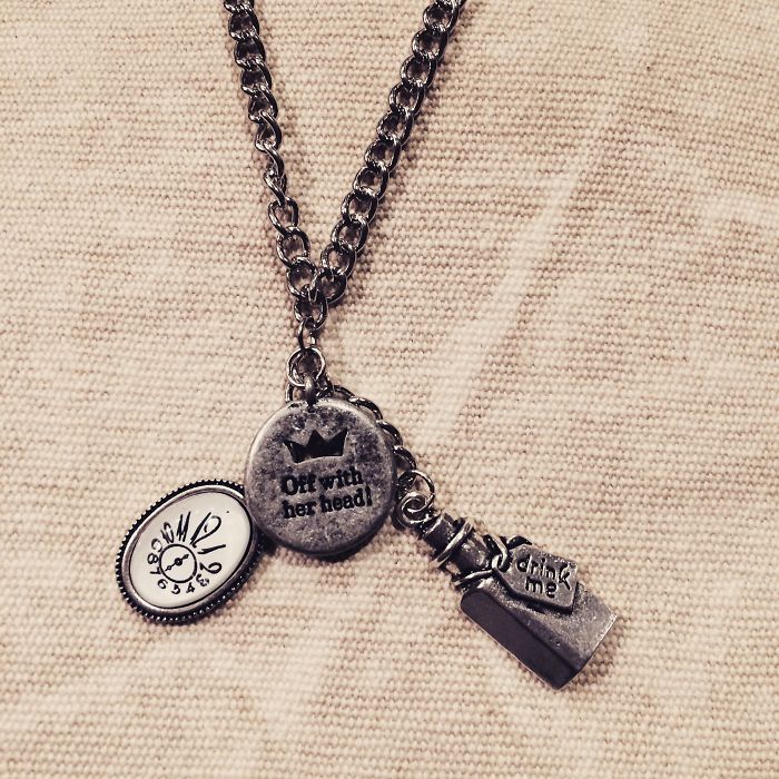 Alice In Wonderland Inspired Necklace Https://www.etsy.com/listing/224779348/alice-in-wonderlan