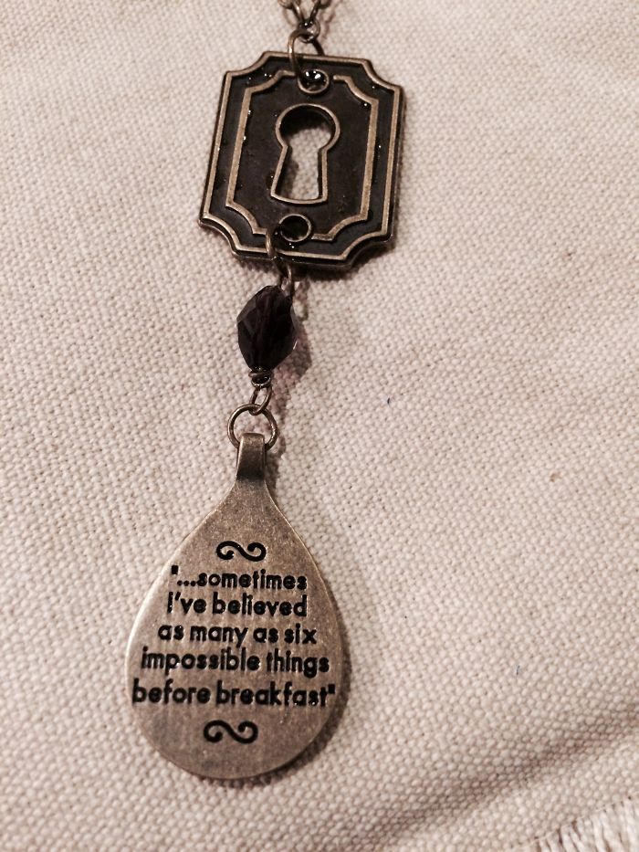 Alice In Wonderland Inspired Necklace