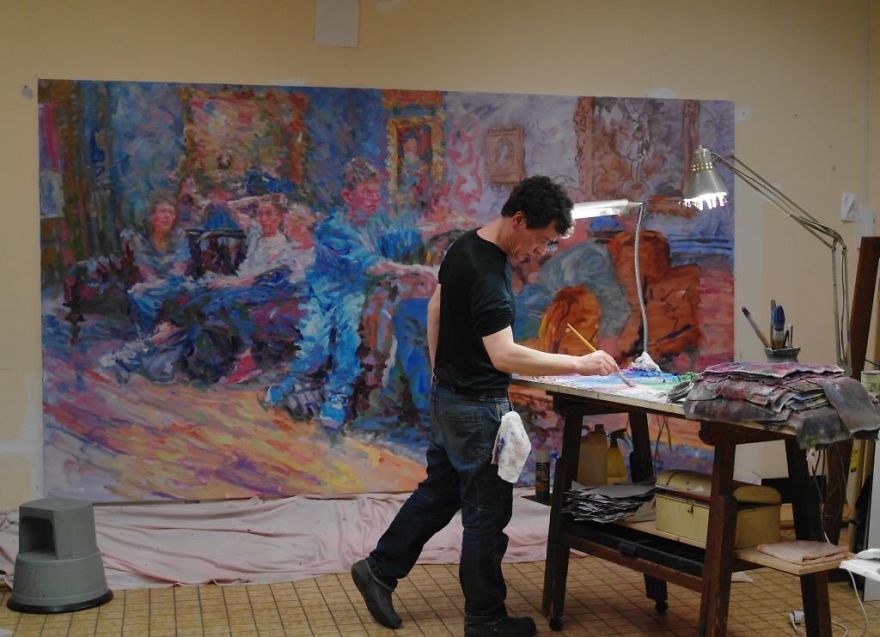 Niels Smits Van Burgst, Working On 'national Gallery'