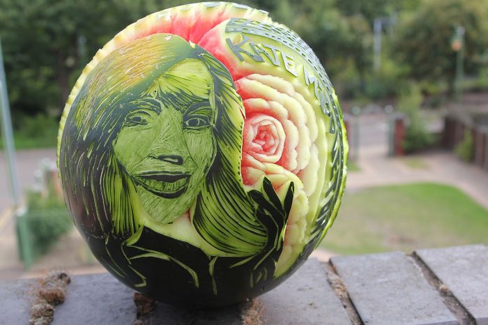 Watermelon Turned Into Photo