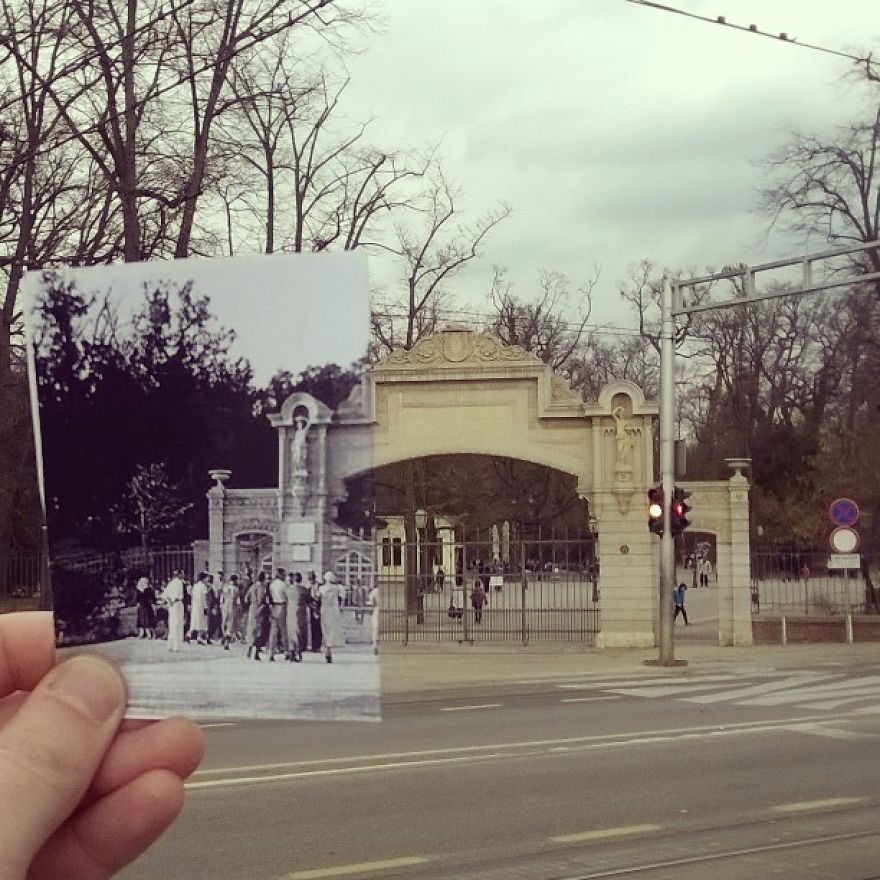 I Combined Historical Croatian Photos With The Places Where They Were Taken Of I Combined Historical Croatian Photos With The Places Where They Were Taken Of