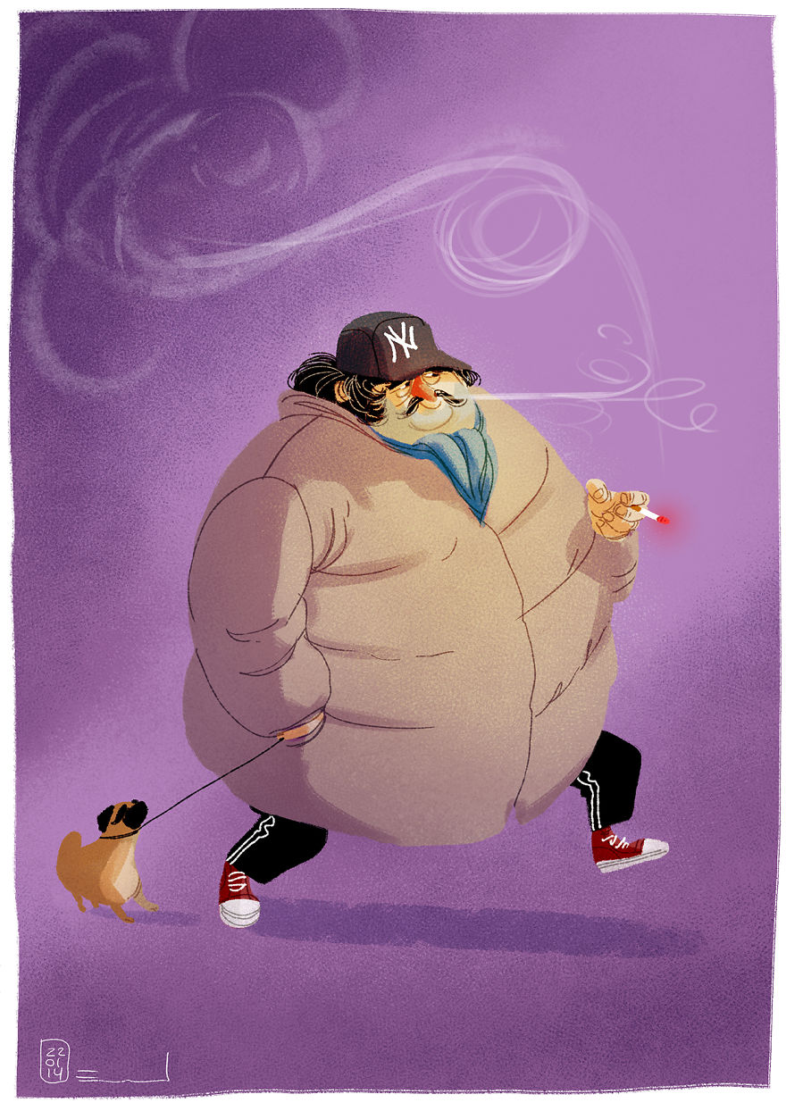 I Draw Random People I See On The Street Or In Bars Just For Fun I Draw Random People I See On The Street Or In Bars Just For Fun