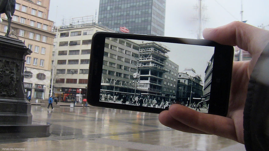 I Combined Historical Croatian Photos With The Places Where They Were Taken Of I Combined Historical Croatian Photos With The Places Where They Were Taken Of