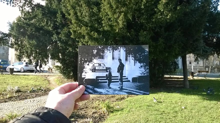 I Combined Historical Croatian Photos With The Places Where They Were Taken Of I Combined Historical Croatian Photos With The Places Where They Were Taken Of