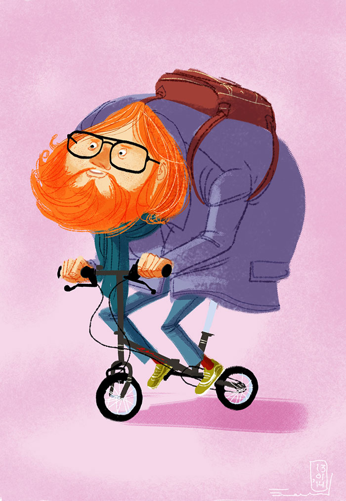 I Draw Random People I See On The Street Or In Bars Just For Fun