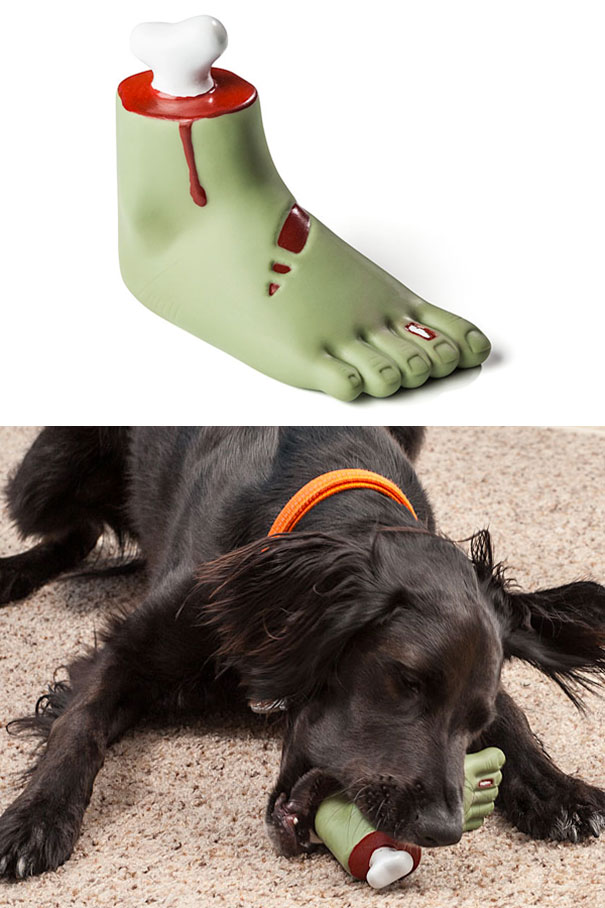 Zombie Foot Dog Toy