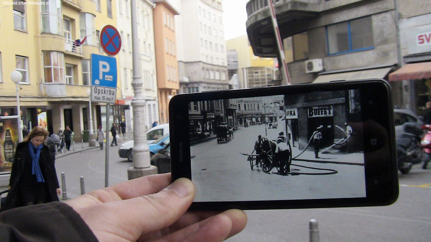 I Combined Historical Croatian Photos With The Places Where They Were Taken Of I Combined Historical Croatian Photos With The Places Where They Were Taken Of