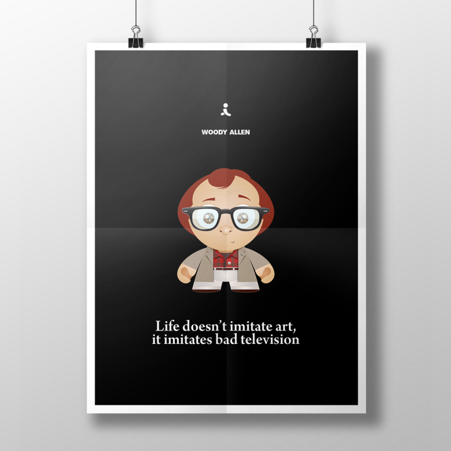 Cartoonish Illustrations Of Pop Culture Icons