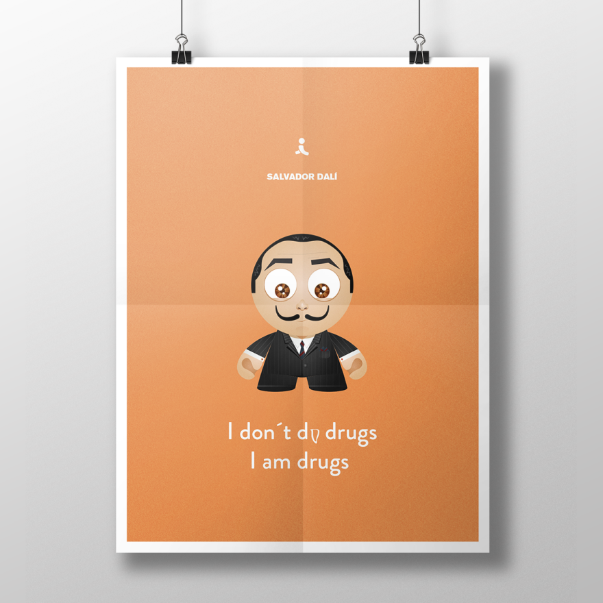 Cartoonish Illustrations Of Pop Culture Icons