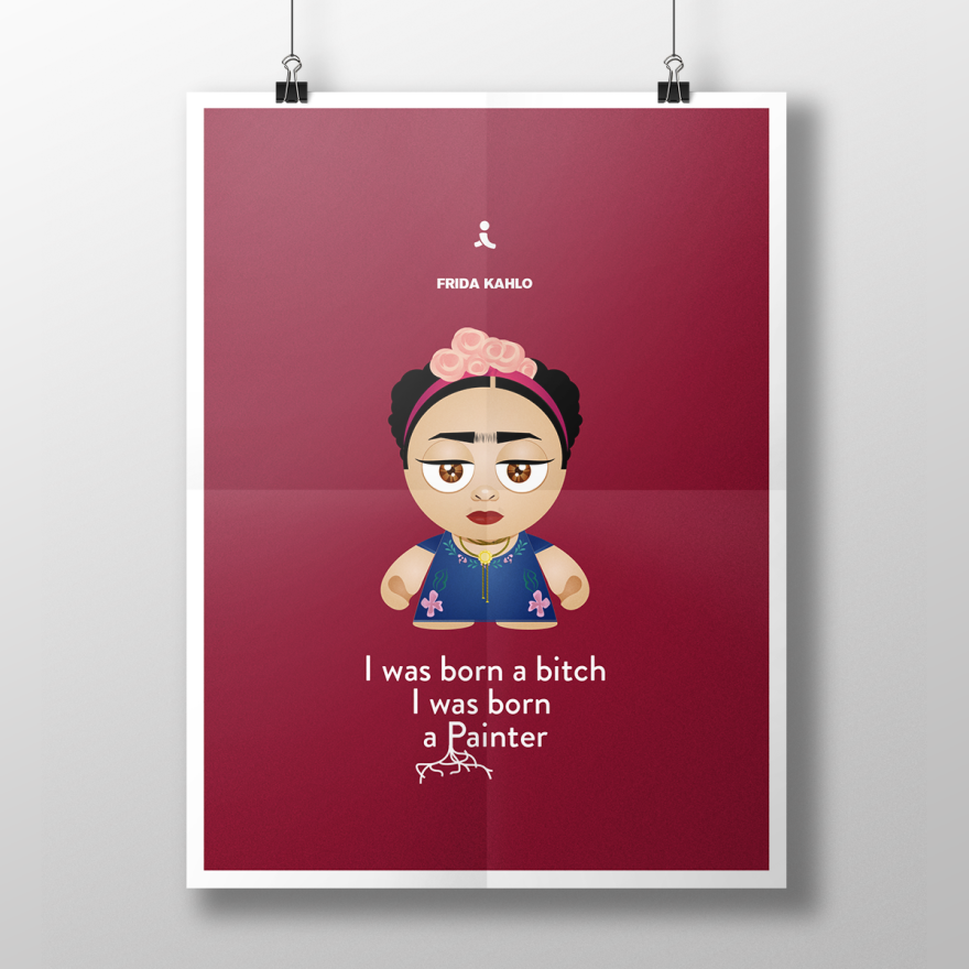 Cartoonish Illustrations Of Pop Culture Icons