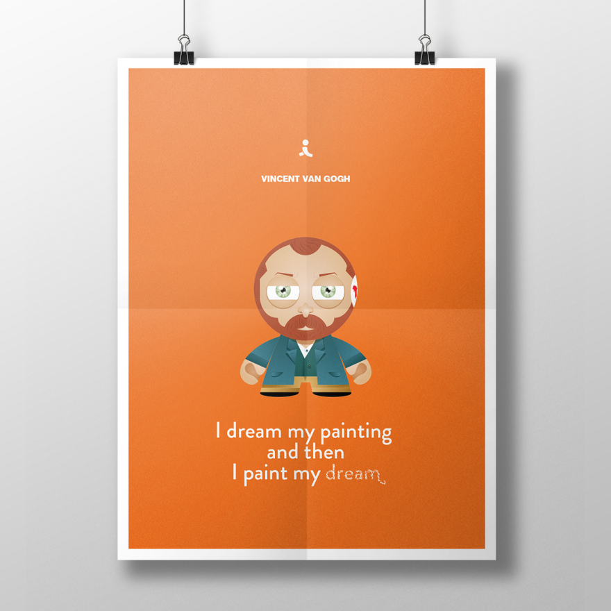 Cartoonish Illustrations Of Pop Culture Icons