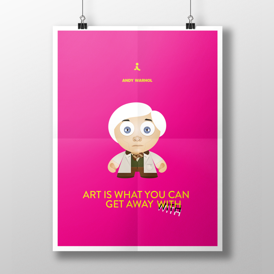 Cartoonish Illustrations Of Pop Culture Icons