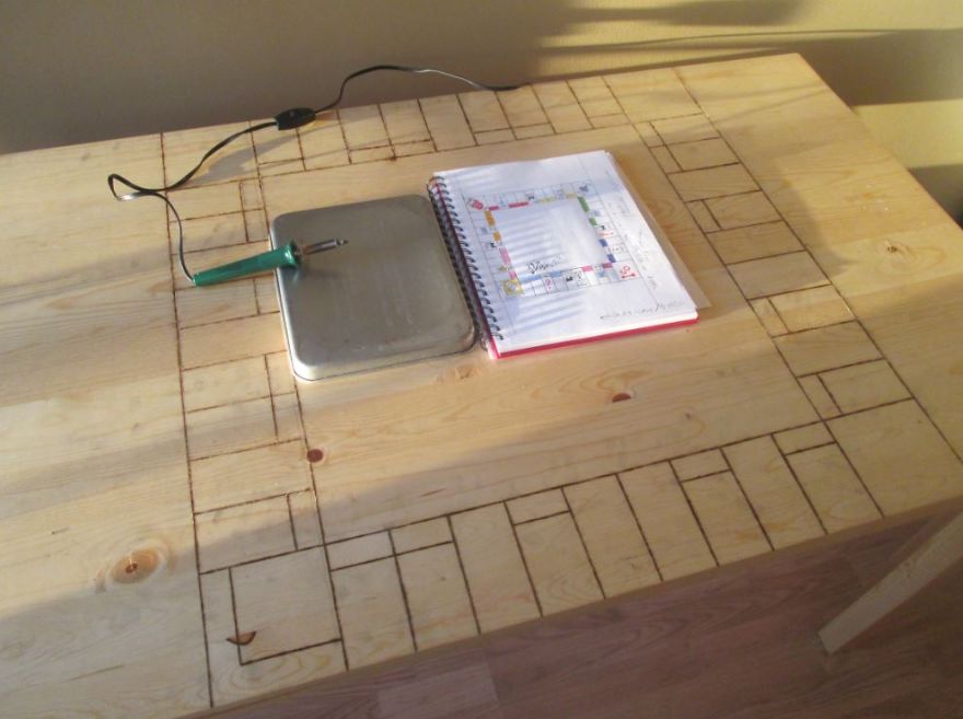I Spent 40 Hours Transforming My Old Kitchen Table Into A Monopoly Board I Spent 40 Hours Transforming My Old Kitchen Table Into A Monopoly Board