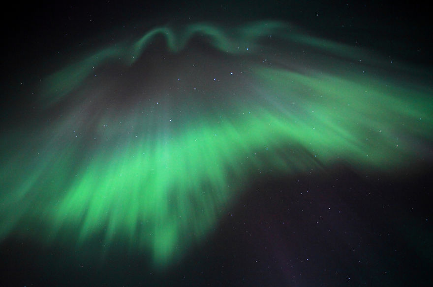 Northern Lights Or Aurora Borealis In Estonia