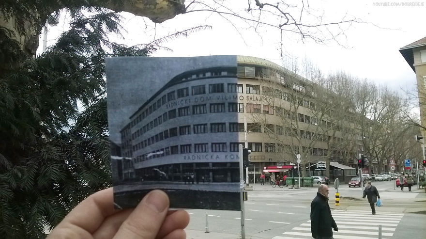 I Combined Historical Croatian Photos With The Places Where They Were Taken Of I Combined Historical Croatian Photos With The Places Where They Were Taken Of