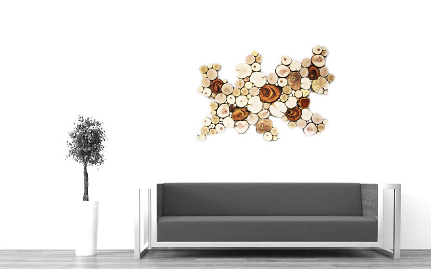 Wild Slice Designs: I Make Wall Sculptures From Reclaimed Wood