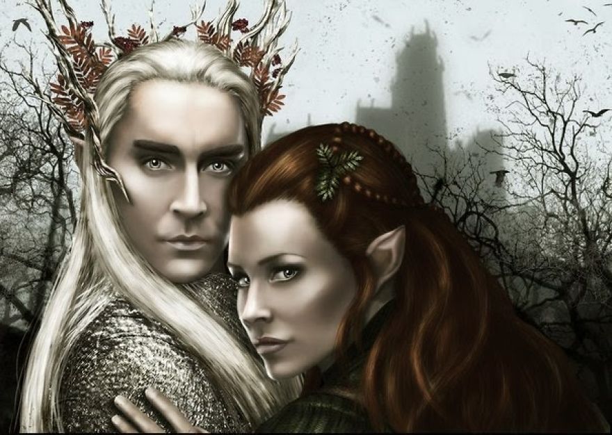 Thanduil And Tauriel (thrandiel) - Arts