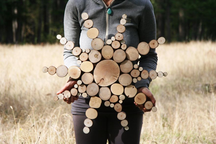 Wild Slice Designs: I Make Wall Sculptures From Reclaimed Wood