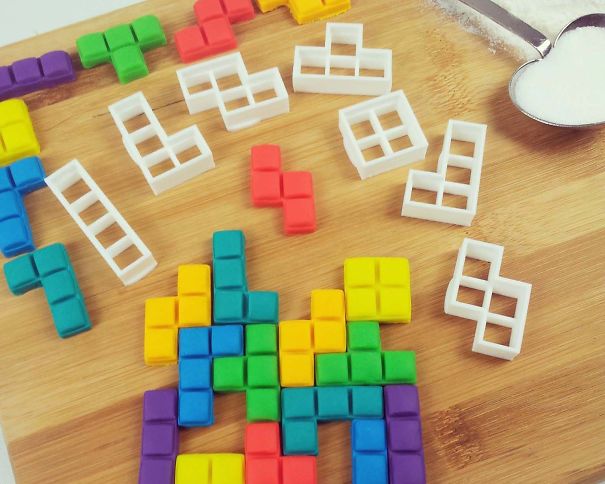 Tetris Blocks Cookie Cutters