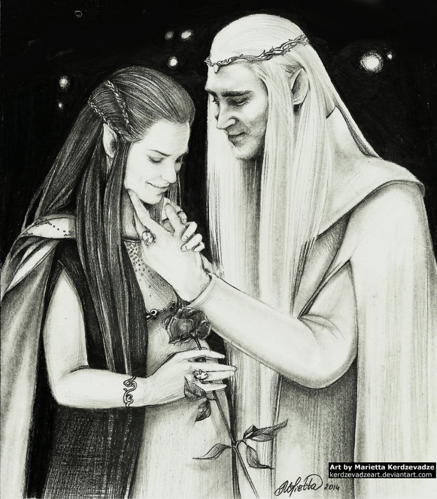 Thanduil And Tauriel (thrandiel) - Arts