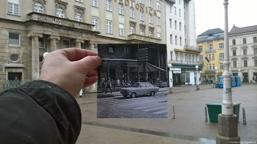 I Combined Historical Croatian Photos With The Places Where They Were Taken Of I Combined Historical Croatian Photos With The Places Where They Were Taken Of