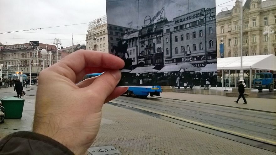 I Combined Historical Croatian Photos With The Places Where They Were Taken Of I Combined Historical Croatian Photos With The Places Where They Were Taken Of