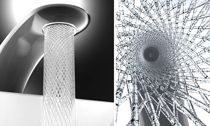 Student’s Faucet Design Saves Water By Swirling It Into Beautiful Patterns