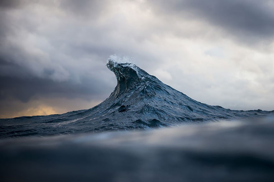 Mountains Of The Sea: Photographer 'Freezes' Waves To Make Them Look Like Mountains