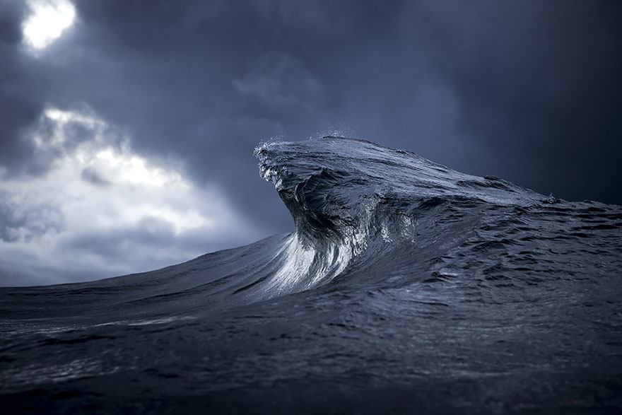 Mountains Of The Sea: Photographer 'Freezes' Waves To Make Them Look Like Mountains