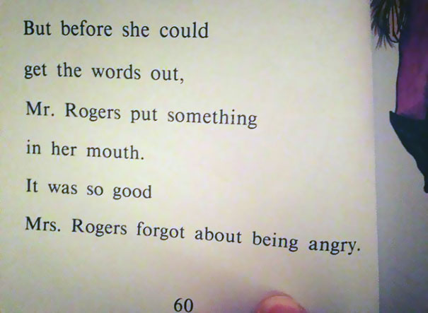 Something In Her Mouth