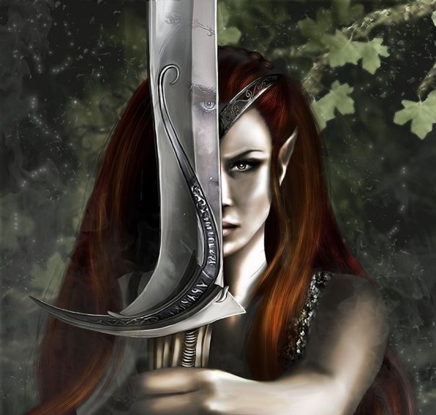Thanduil And Tauriel (thrandiel) - Arts