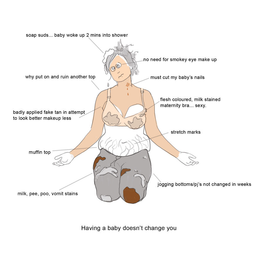 Having a baby doesn't change you