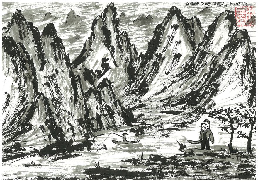 Childhood Companions In Chinese Ink Paintings Childhood Companions In Chinese Ink Paintings