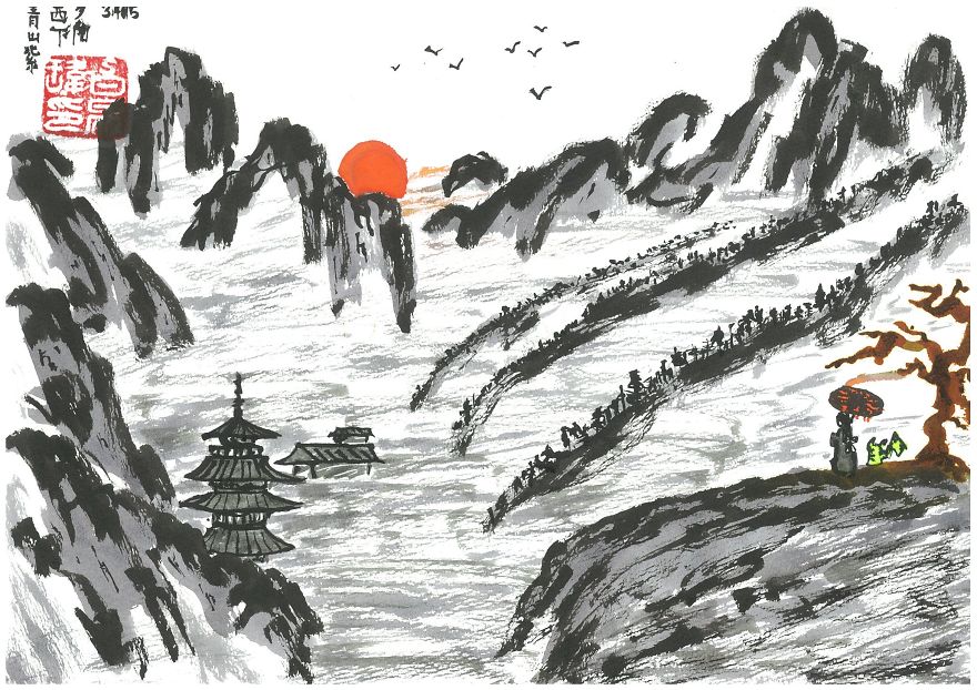 Childhood Companions In Chinese Ink Paintings Childhood Companions In Chinese Ink Paintings