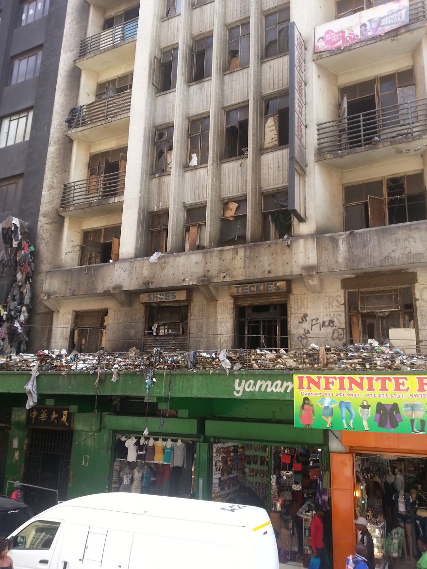 Derilect Building In Johannesburg