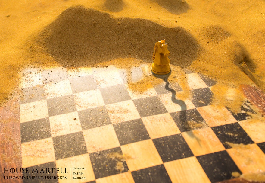 Game Of Thrones Houses Created With Chess