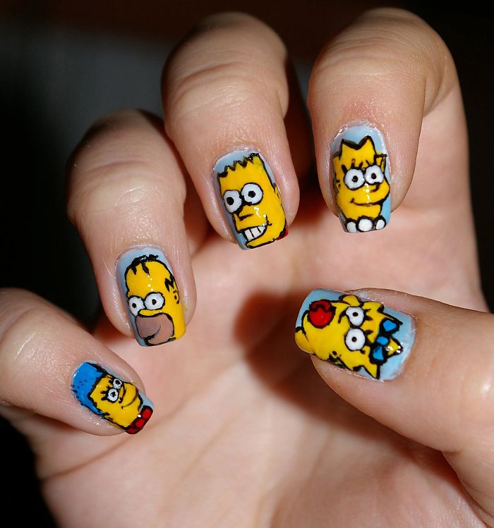 I Paint My Nails With Favorite Cartoons, Movies And Snacks I Paint My Nails With Favorite Cartoons, Movies And Snacks