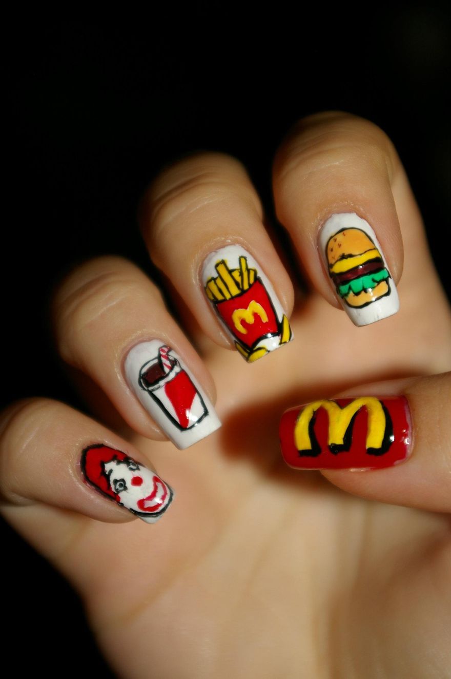 I Paint My Nails With Favorite Cartoons, Movies And Snacks I Paint My Nails With Favorite Cartoons, Movies And Snacks
