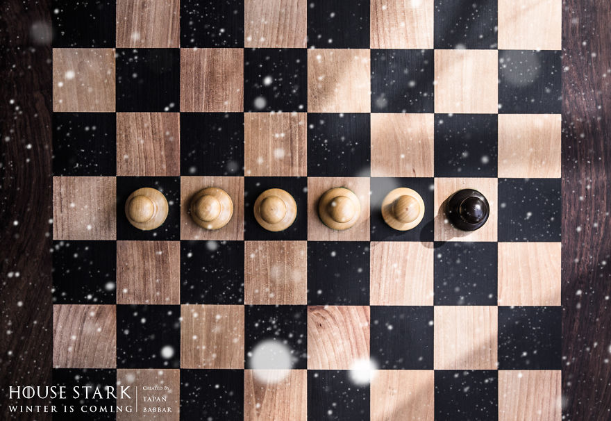 Game Of Thrones Houses Created With Chess