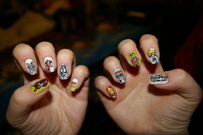 I Paint My Nails With Favorite Cartoons, Movies And Snacks I Paint My Nails With Favorite Cartoons, Movies And Snacks