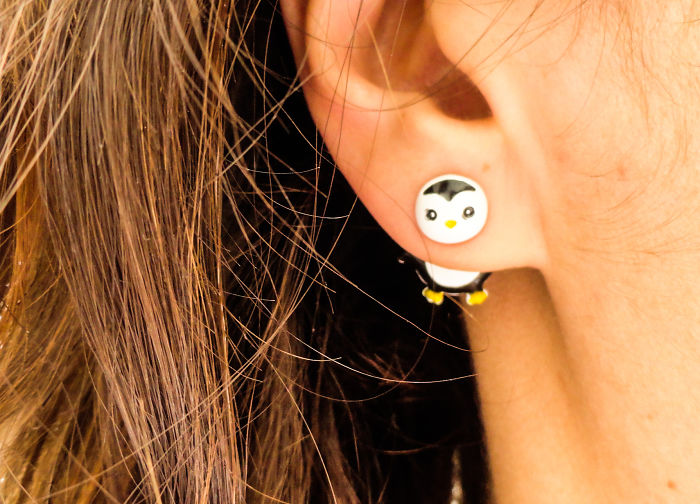 Penguin Earrings