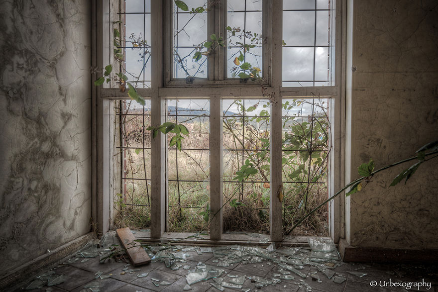 Windows Of Abandoned Rooms With Mystic Views