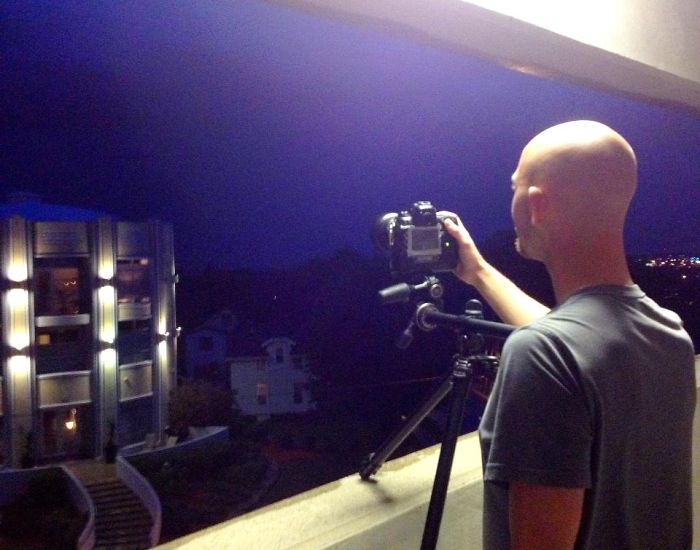 Perfect Position To Capture Lightning