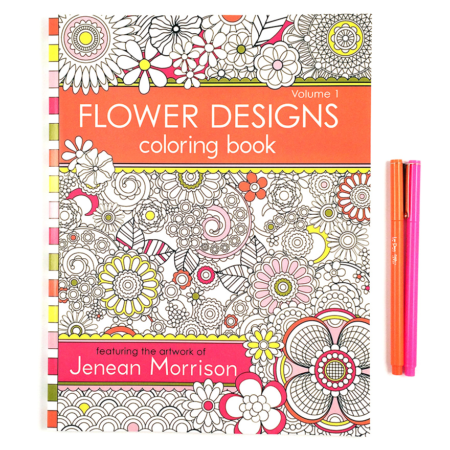 Flower Designs: I Create Coloring Books To Stimulate Creativity Flower Designs: I Create Coloring Books To Stimulate Creativity