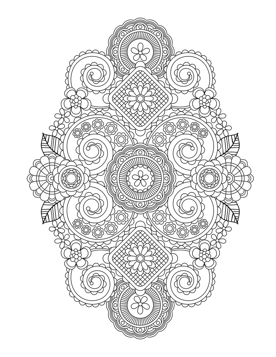 Flower Designs: I Create Coloring Books To Stimulate Creativity Flower Designs: I Create Coloring Books To Stimulate Creativity