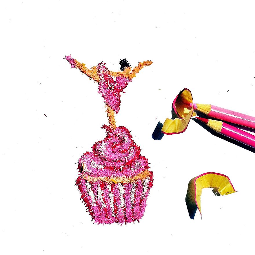 I Create Pencil Shaving Art For My 365-Day Project