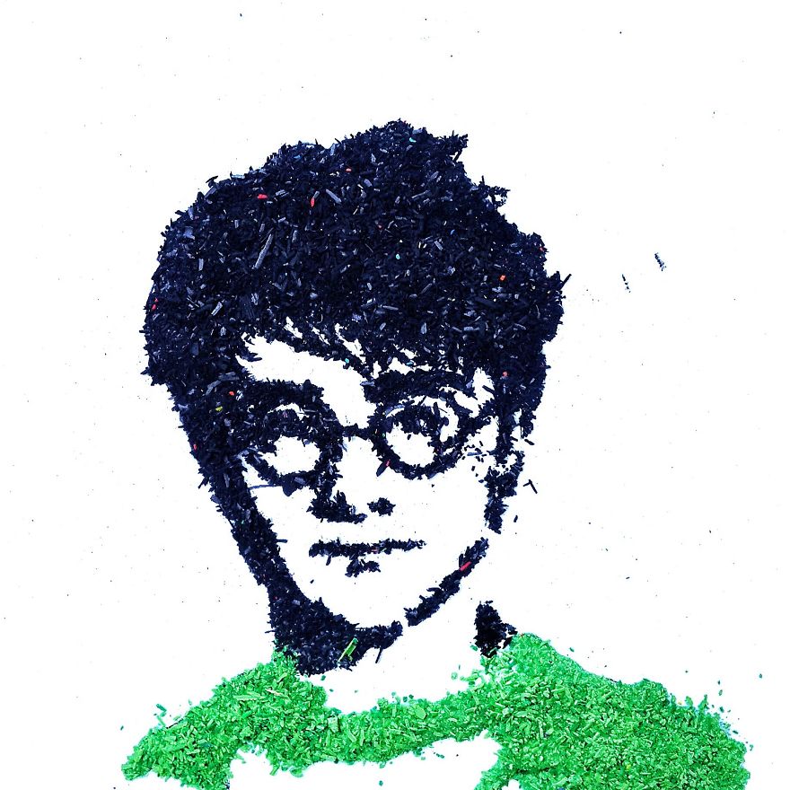 I Create Pencil Shaving Art For My 365-Day Project